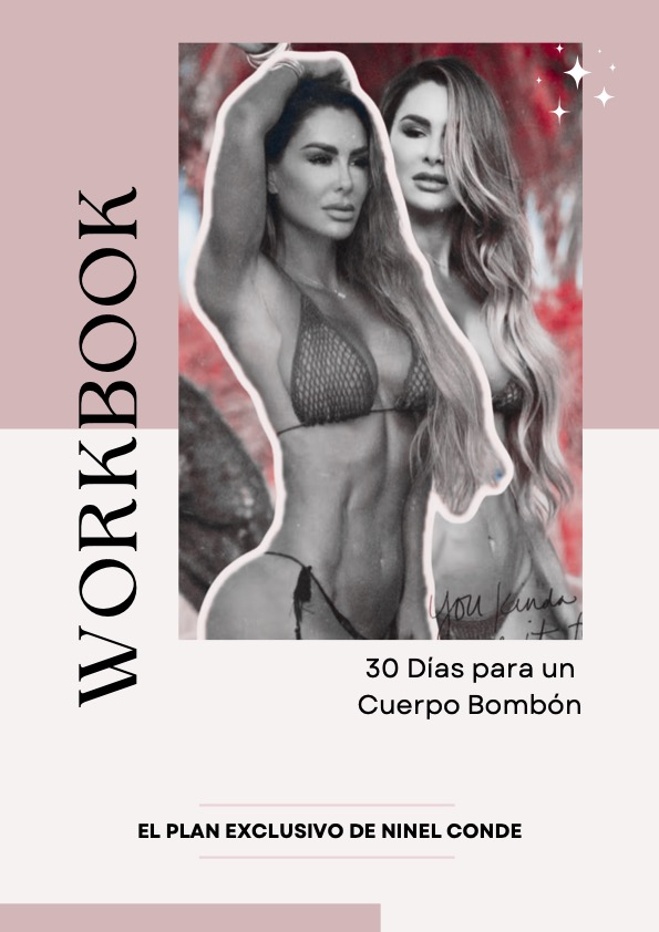 Graphic design — Ninel Conde workout workbook